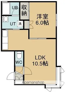 シティハウスハシバ【1階】の間取り
